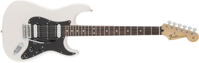 Imagem de Guitarra fender 014 9203 - standard stratocaster hsh pau ferro - 505 - olympic white