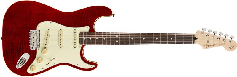 Imagem de Guitarra fender 556 0052 - japan aerodyne classic stratocaster ltd fmt rw - 338 - crimson red