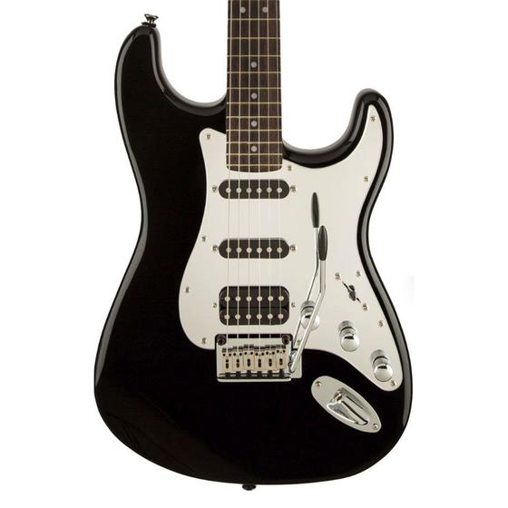 Guitarra Fender Squier Black And Chrome Stratocaster HSS LR Black