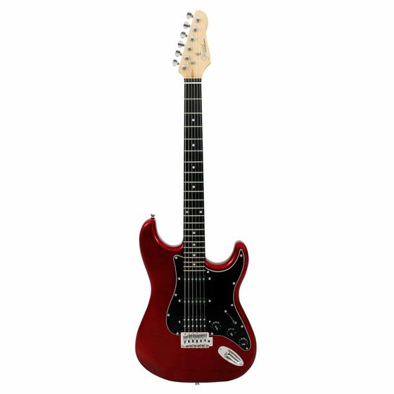 Imagem de Guitarra Giannini G101 Metallic Red Black MR BK G-101