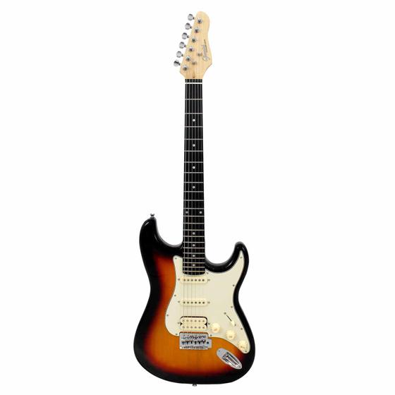 Imagem de Guitarra Giannini Strato G101 Sunburst 3TS Mint Grenn 3TS/MG