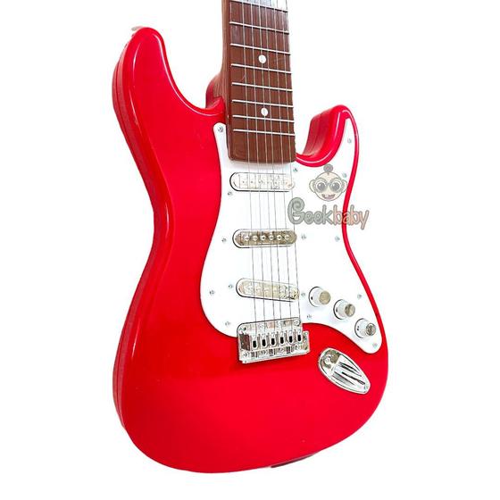 Guitarra Infantil Brinquedo C/ Luz Som Música Para Crianças Menor preço em Guitarra Infantil Brinquedo C/ Luz Som Música Para Crianças