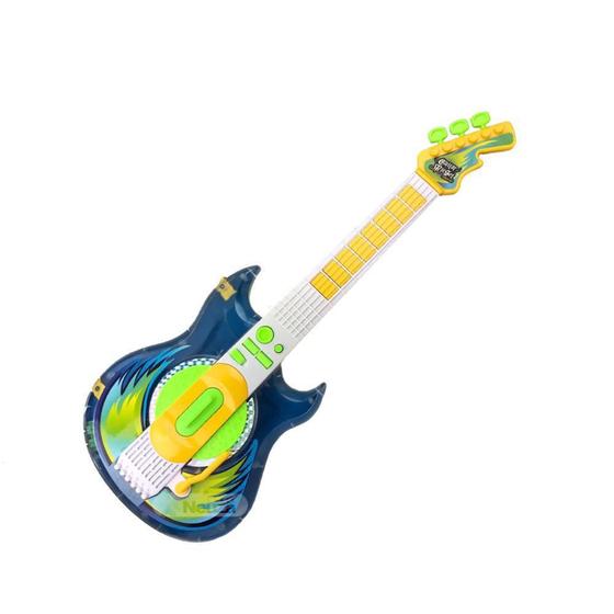 Imagem de Guitarra Infantil Com Microfone Oculos Com Luz E Som - Zoop Toys