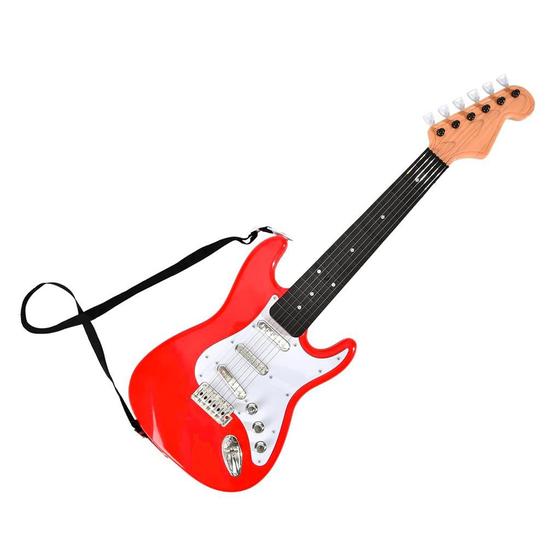 Guitarra Infantil Elétrica Com Som Corda De Aço - Art Brink - Violão ...