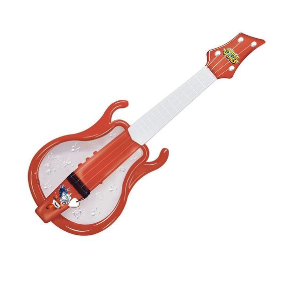 Imagem de Guitarra Infantil Fun Super Wings Branca E Laranja