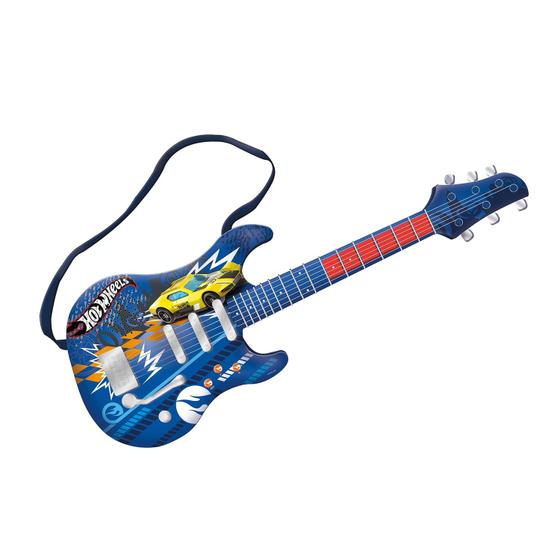 Imagem de Guitarra Infantil Hot Wheels Azul Fun F0003-6
