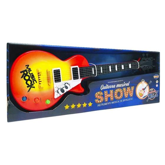 Imagem de Guitarra Infantil Musical Show Rock Com Músicas 41810 Toyng