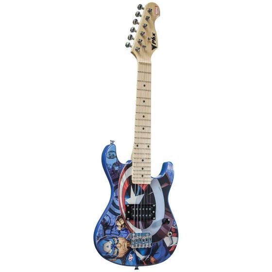 Imagem de Guitarra Kids Marvel Capitão América Gmc-K2