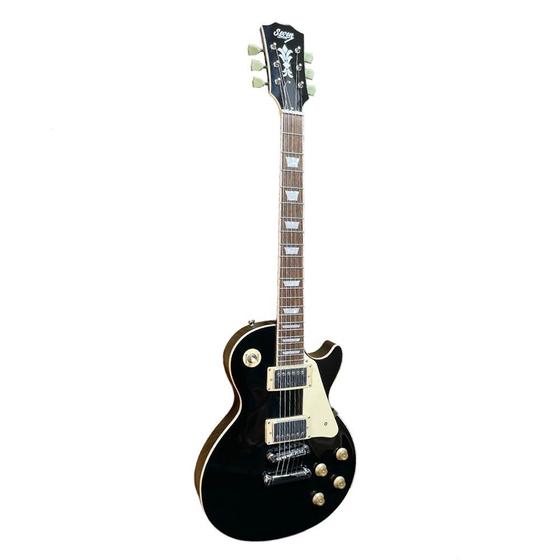 Guitarra Les Paul Seven Braço Colado SLP-770 BK Preta Menor preço em Guitarra Les Paul Seven Braço Colado SLP-770 BK Preta