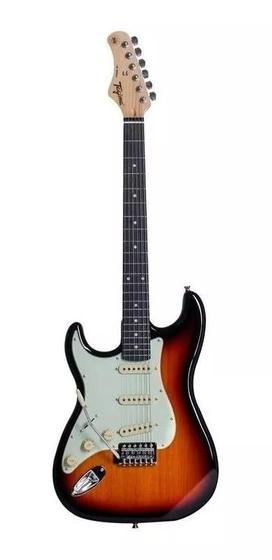 Imagem de Guitarra strato 3s tg-500 canhoto sb tagima