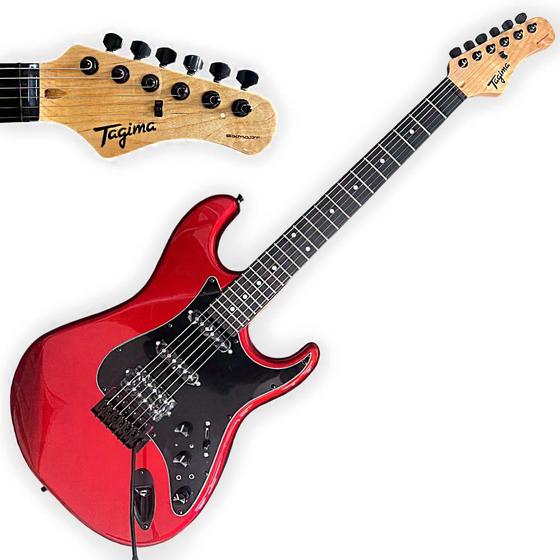 Imagem de Guitarra Strato Tagima Sixmart Vermelho Candy Apple HSS c/ Efeitos