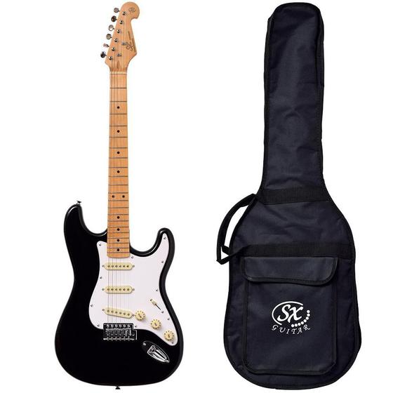 Imagem de Guitarra Stratocaster SX SST57 BK Vintage Preta Com Bag