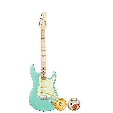Imagem de Guitarra Stratocaster Tagima Classic Maple T-635 Surf Green