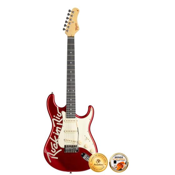 Imagem de Guitarra Stratocaster Tagima Edição Rock In Rio Candy Apple Red