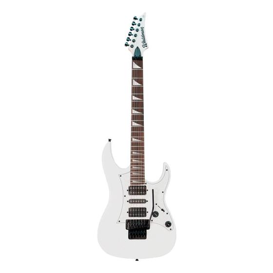 Imagem de Guitarra Super Strato HSH Floyd Rose Waldman WIG350 WH White