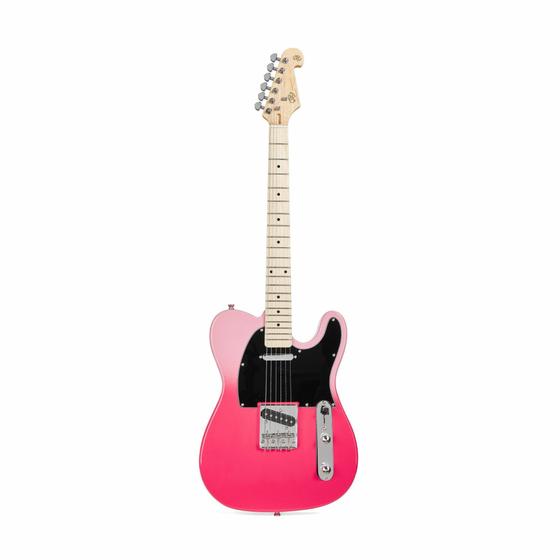 Imagem de Guitarra SX SEM2 TL Maple Pink Twilight Telecaster Com Bag