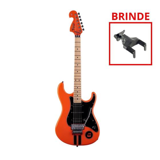 Imagem de Guitarra Tagima E1 Edu Ardanuy Asphalt Ripper Orange+Suporte