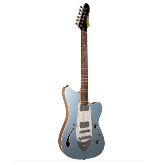 Imagem de Guitarra Tagima Jet Blues Cosmos LPB E/WH Brazil Series Semiacústica Azul C/ Escala Escura e Escudo Perolado