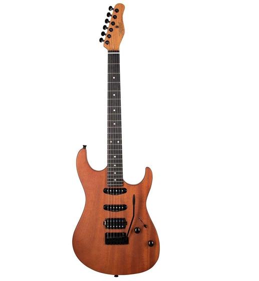 Imagem de Guitarra Tagima Strato Stella Escala Escura 2S 1H Mahogany