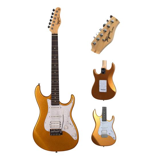 Imagem de Guitarra Tagima Stratocaster Tg520 Mgy Metallic Gold Yellow