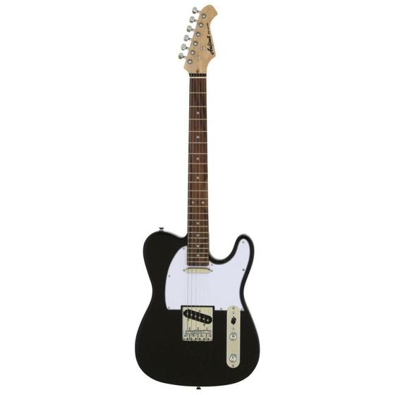 Imagem de Guitarra Telecaster Aria TEG-002 Black Escudo White