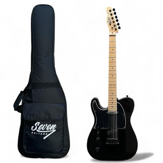 Imagem de Guitarra Telecaster Seven STC-307 BK Preto Canhoto