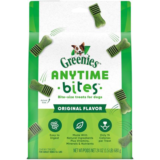 Imagem de Guloseimas para cães Greenies Anytime Bites Original Flavor 700g