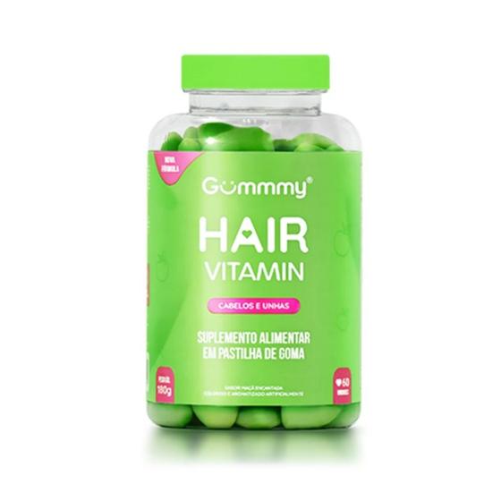 Imagem de Gummmy Hair Vitamin (60 gomas) - Sabor: Maçã Verde