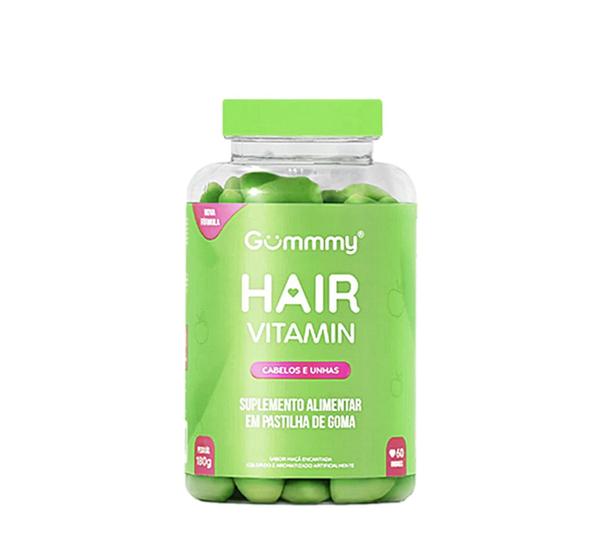 Gummmy Hair Vitamin Cabelos/unhas 60 Goma Maça Encantada Imagem de Gummmy Hair Vitamin Cabelos/unhas 60 Goma Maça Encantada