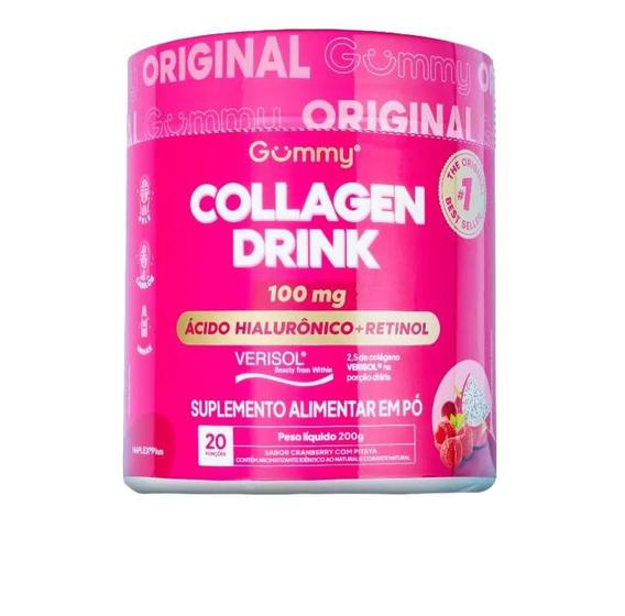 Imagem de Gummy Colágeno Em Pó C/ Ácido Hialurônico E Retinol 200g
