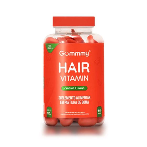 Imagem de Gummy Hair Vitamin (60 gomas) - Sabor: Melancia