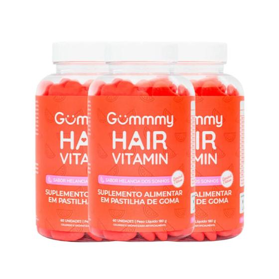 Imagem de Gummy Hair Vitamin Melancia Cabelo Pele E Unhas 3 Meses