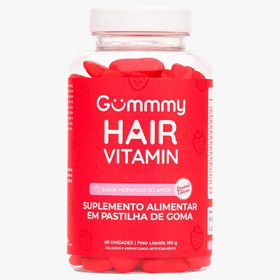 Gummy Hair Vitamina Cabelo e Unhas e Imunidade 4 em1 60 gomas