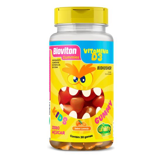 Imagem de Gummy Kids Vitamina D3 Unilife 30 gomas Laranja