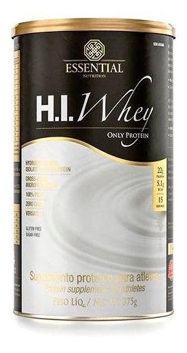Imagem de H.i. Whey (375g) Hidrolisado E Isolado Essential Nutrition