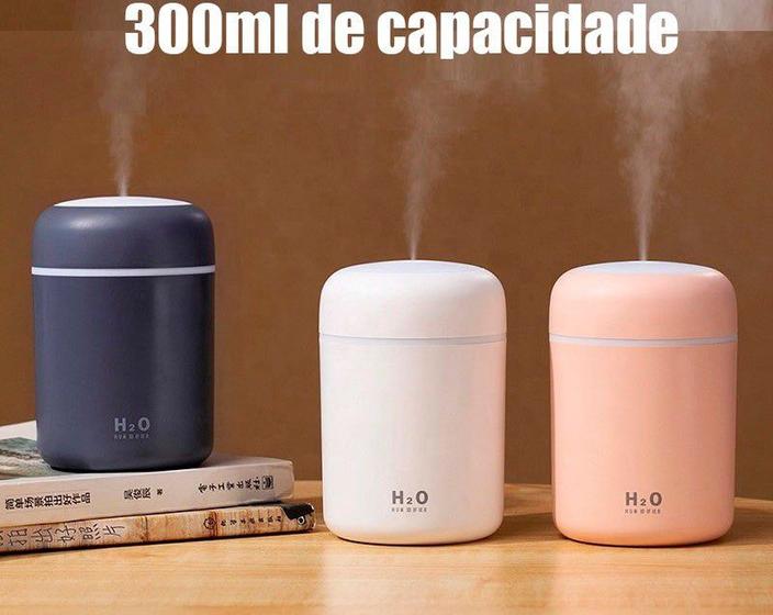 Imagem de H2o Lumen Difusor Oleo Essencial Umidificador Usb 300ml Led