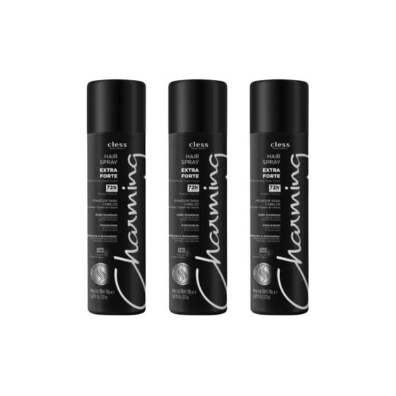 Imagem de Hair Spray Charming Extra Forte 150Ml- Kit Com 3Un