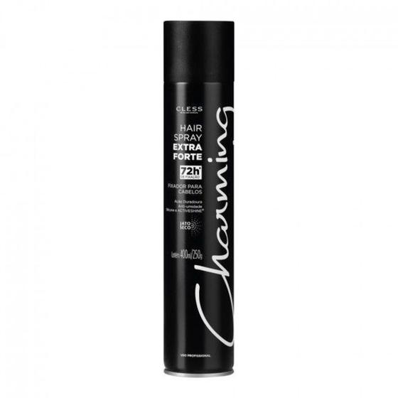 Imagem de Hair Spray Fixador Charming Extra Forte 400ml - Cless