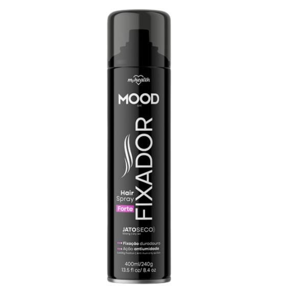 Imagem de Hair Spray Fixador Forte Mood Jato Seco 400Ml - My Health