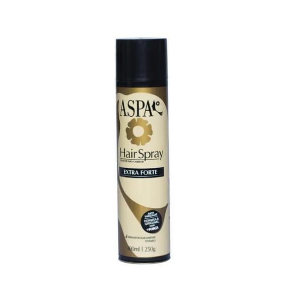 Imagem de Hair Spray Fixador Tradicional Para Cabelos Fixação Extra Forte Aspa 400ml