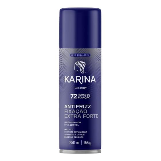 Imagem de Hair Spray Karina Fixação Extra Forte 250ml