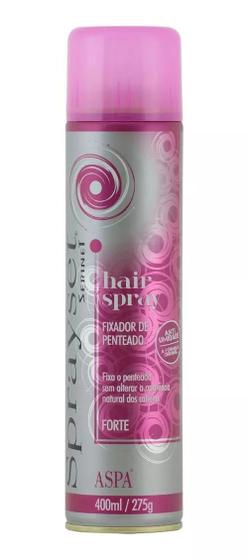 Imagem de Hair Spray Set Fixador De Penteado Forte Aspa 400ml