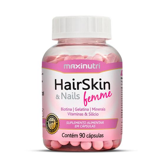 HairSkin Nails Femme Biotina e Minerais 90 Caps Maxinutri é boa?