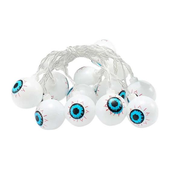 Imagem de Halloween Decoração 12 Olhos com Luz - Silverplastic