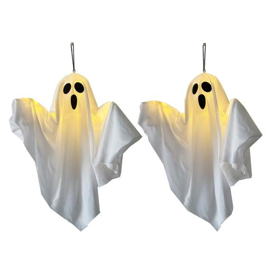 Imagem de Halloween Ghost Decor Treasborn Hanging Ghosts Light, 2 unidades