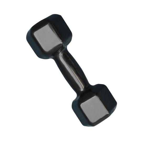 Imagem de Halter Sextavado Emborrachado 4Kg Academia Treino Musculação