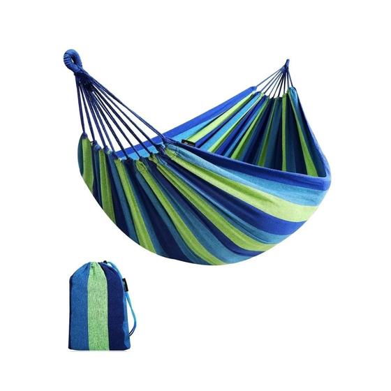 Imagem de Hammock 100% algodão premium de 2 lugares para o verão