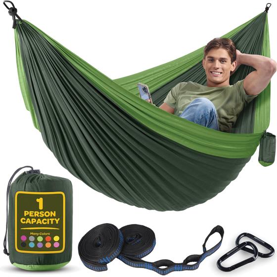 Imagem de Hammock SEWANTA Durable Nylon Camping, capacidade de 180 kg com alças