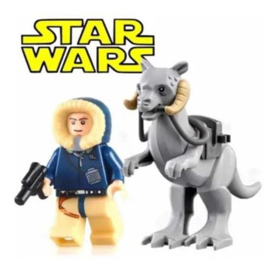 Imagem de Han Solo & Tauntaun Star Wars Boneco Blocos De Montar