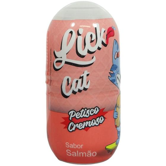 Imagem de Hana Lick Cat Sabor Salmão 40G Petisco Cremoso Para Gatos